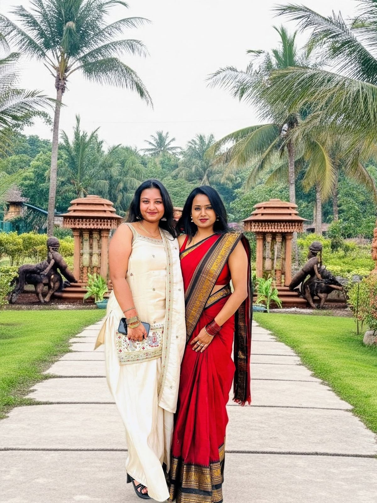 Anusree wearing Sanavini